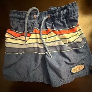 Vineyard Vines Kids Swim Trunks - Blue and Red